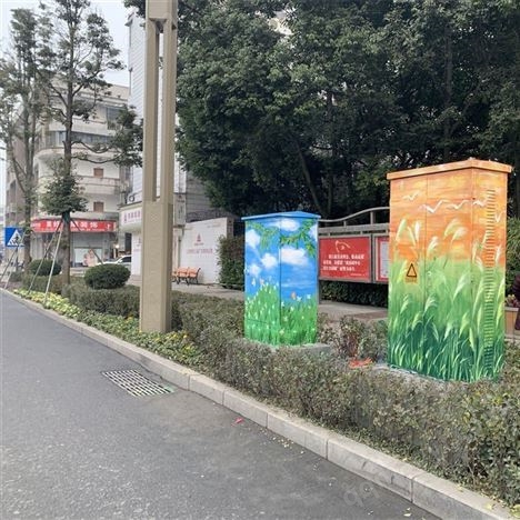 景區(qū)配電箱手繪畫  街道設(shè)施裝飾圖畫原創(chuàng)設(shè)計(jì)