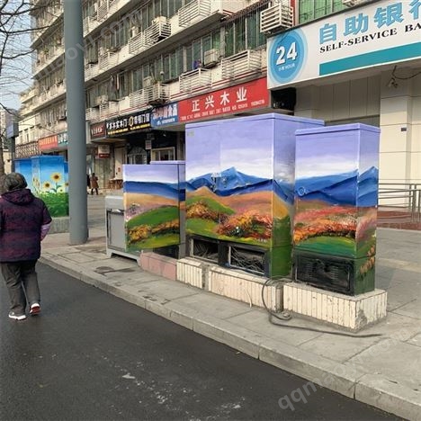 景區(qū)配電箱手繪畫  街道設(shè)施裝飾圖畫原創(chuàng)設(shè)計(jì)