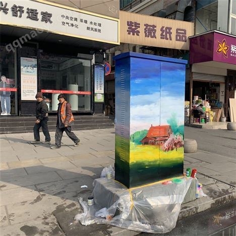景區(qū)配電箱手繪畫  街道設(shè)施裝飾圖畫原創(chuàng)設(shè)計(jì)