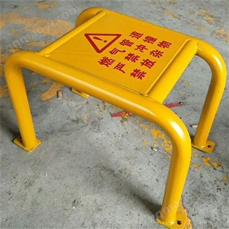 TH-01小区燃气管道用 u型管道护栏 抗酸碱镀锌喷塑工艺 加长50cm 霆赫