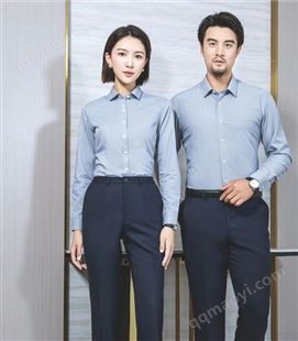 佰雅琪職業裝 工作服 夏季男女長袖短袖竹纖維 襯衣西褲 生產廠家